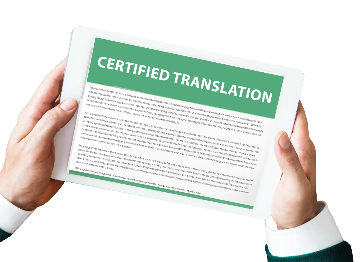 aw pts Certified Translation
