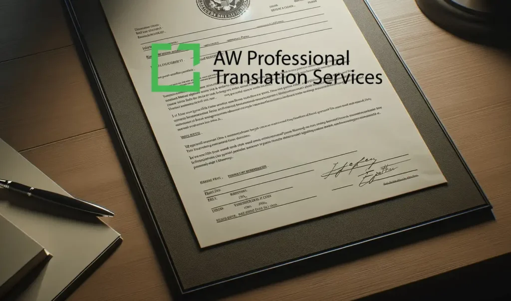 Commercial and Corporate Certificates Translation