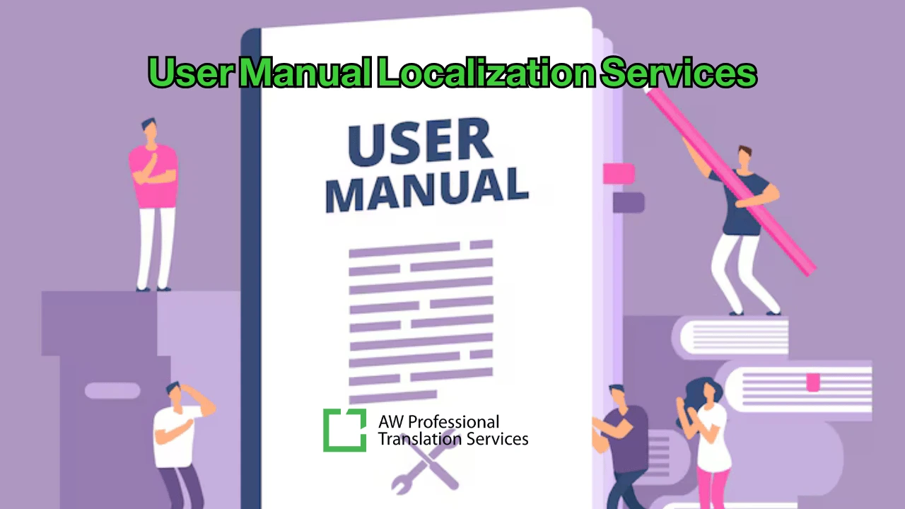 User Manual Localization Services | Accurate Manuals –AW PTS