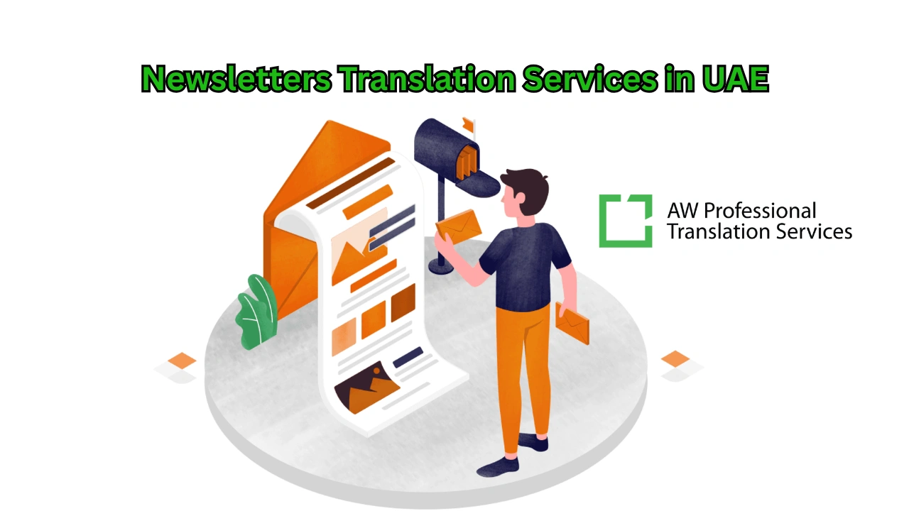 Newsletters Translation Services in UAE | Multilingual Marketing Translation – AW PTS